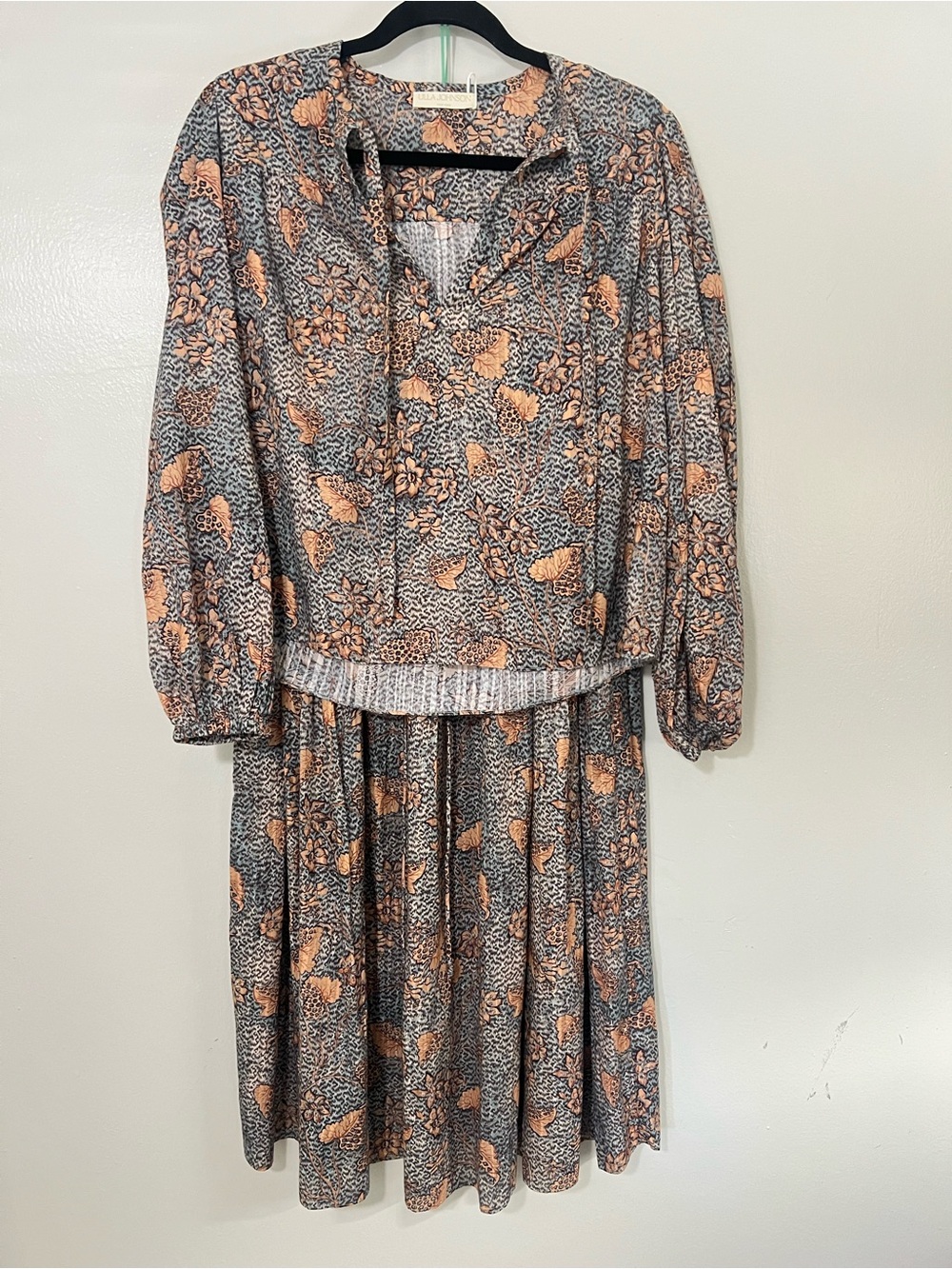 Ulla Johnson Floral Peasant Set Tillie Blouse Avia Skirt Aegean Boho Luxury 2